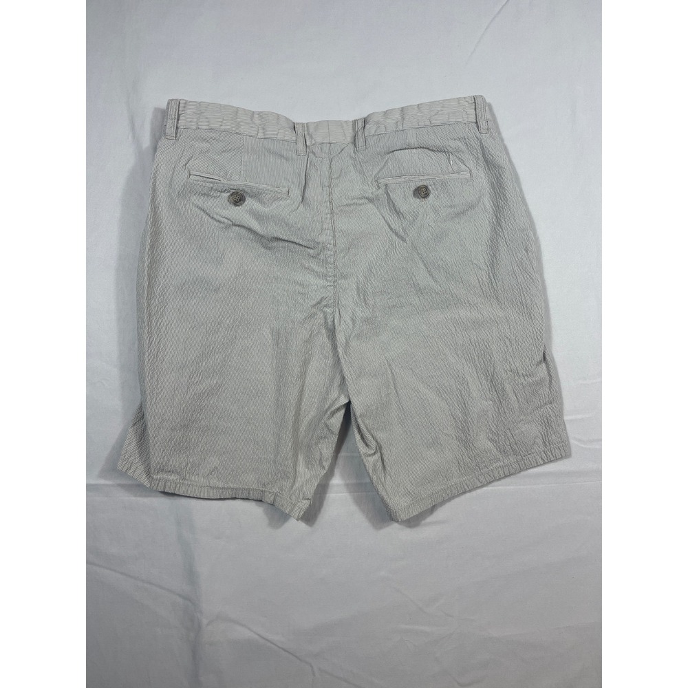 Johnnie-O Surfsuckers Mens 34 Seersucker Short Grey Striped Coastal Casual - Picture 3 of 3